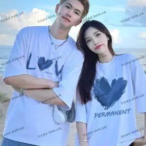 2 Adet Tir Harajuku Style Çift Sevgili Kombinleri Couple Clothing Yeni Sezon