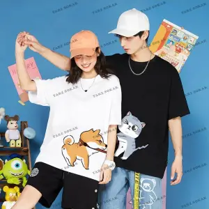 2 Adet Tir Harajuku Style Çift Sevgili Kombinleri Couple Clothing Yeni Sezon