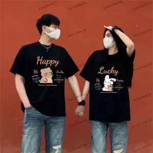 2 Adet Tir Harajuku Style Çift Sevgili Kombinleri Couple Clothing Yeni Sezon