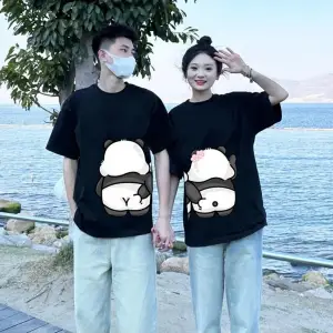 2 Adet Tir Harajuku Style Çift Sevgili Kombinleri Couple Clothing Yeni Sezon