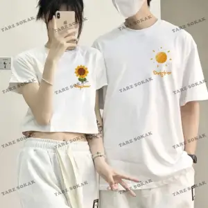2 Adet Tir Harajuku Style Çift Sevgili Kombinleri Couple Clothing Yeni Sezon
