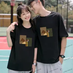 2 Adet Tir Harajuku Style Çift Sevgili Kombinleri Couple Clothing Yeni Sezon