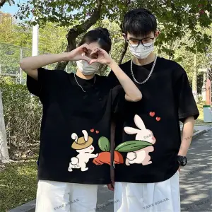 2 Adet Tir Harajuku Style Çift Sevgili Kombinleri Couple Clothing Yeni Sezon