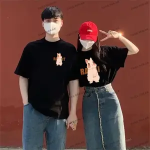 2 Adet Tir Harajuku Style Çift Sevgili Kombinleri Couple Clothing Yeni Sezon