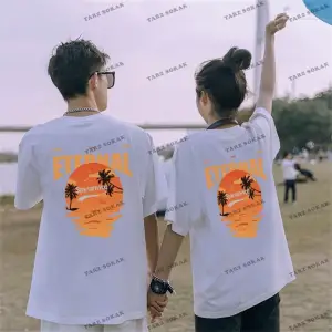 2 Adet Tir Harajuku Style Çift Sevgili Kombinleri Couple Clothing Yeni Sezon