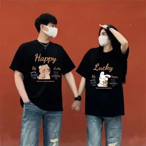 2 Adet Tir Harajuku Style Çift Sevgili Kombinleri Couple Clothing Yeni Sezon