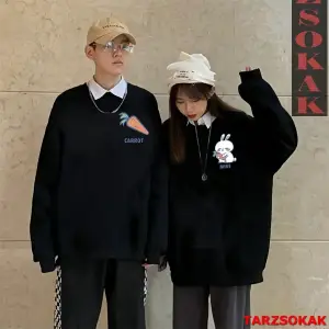 2 Li Harajuku Style Çift Sevgili Kombinleri Couple Clothing Yeni Sezon 2 Adet