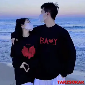 2 Li Harajuku Style Çift Sevgili Kombinleri Couple Clothing Yeni Sezon 2 Adet