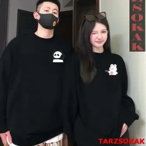 2 Li Harajuku Style Çift Sevgili Kombinleri Couple Clothing Yeni Sezon 2 Adet