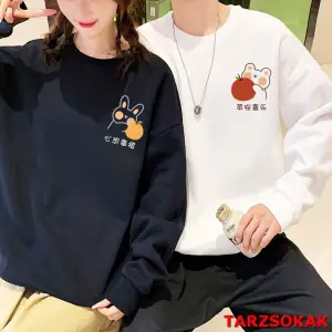 2 Li Harajuku Style Çift Sevgili Kombinleri Couple Clothing Yeni Sezon 2 Adet