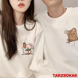 2 Li Harajuku Style Çift Sevgili Kombinleri Couple Clothing Yeni Sezon 2 Adet