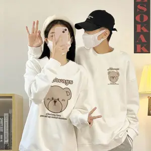 2 Li Harajuku Style Çift Sevgili Kombinleri Couple Clothing Yeni Sezon 2 Adet