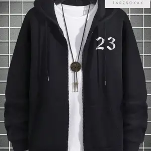 23 Logo Sweatshirt Fermuarlı Hırka