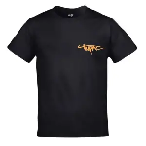 2pac Tupac Shakur Ön Arka Baskılı Unisex Siyah