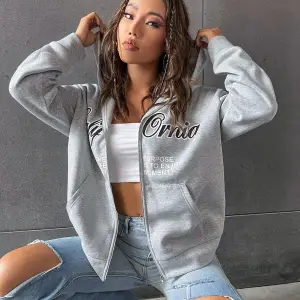 3 Iplik Şardonlu Fermuarlı Kapüşonlu Sweatshirt Gri 3 Lü Kombin