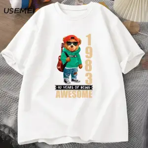 30 yaşındaki hediyeler T-shirt erkekler pamuk kısa kollu Tshirt doğan 1994 Vintage 30th doğum 2978