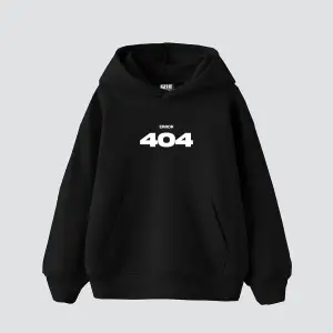 404 Error Baskılı Oversize Unisex Premium Beyaz