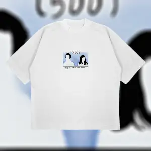 500 Days Of Summer Baskılı Oversize Unisex Pamuklu Nefes Alan Kalın Kumaşlı