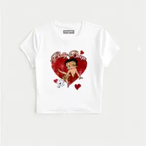 betty boop baby tee crop