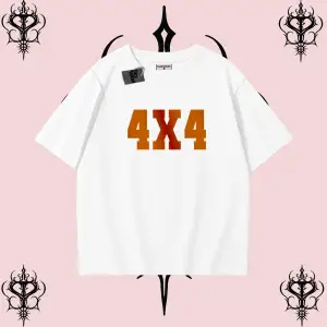 4X4 Şampiyonluk Tişört Oversize Beyaz | 12 Adam Hedef Avrupa Unisex