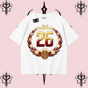 Dört Dörtlük Şampiyon 26 Oversize Unisex Taraftar Tişörtü