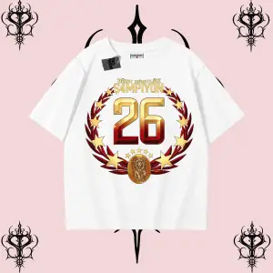 Dört Dörtlük Şampiyon 26 Oversize Unisex Taraftar Tişörtü