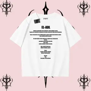 EL-ADL | Rabbimin 99 İsminden El-Adl Oversize Unisex Tişört – Adalet Temalı Streetwear