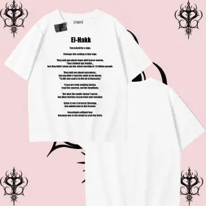 EL-HAK ingilizce | Rabbimin 99 İsminden El-Hak Oversize Unisex Tişört – Hakikat Temalı Streetwear