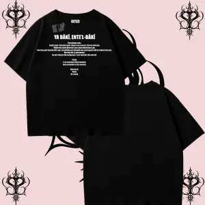 YA BÂKÎ ENTE’L BÂKÎ ingilizce | Rabbimin 99 İsminden İlham Alan Oversize Unisex Tişört – Manevi Streetwear