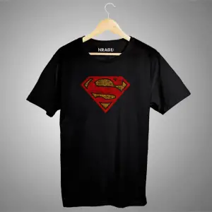 Siyah Superman Tişört