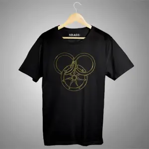 The Wheel Of Time Snake Baskılı Unisex Tişört