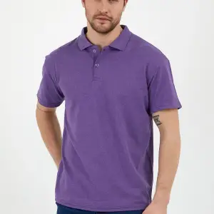 Eflatun Dar/slim Fitt Polo Yaka Tshirt