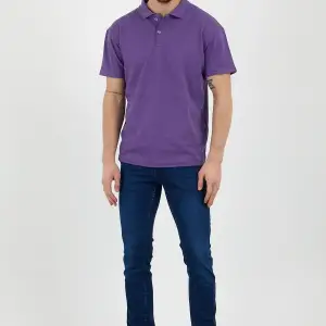 Eflatun Dar/slim Fitt Polo Yaka Tshirt