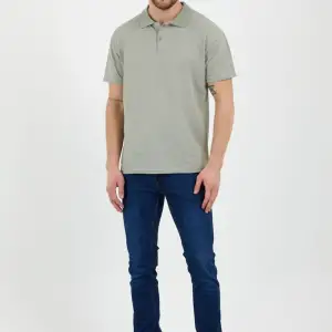 Haki Dar/slim Fitt Polo Yaka Tshirt