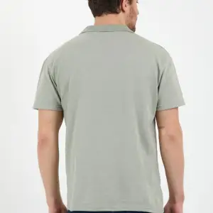 Haki Dar/slim Fitt Polo Yaka Tshirt
