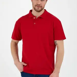 Erkek Slim Fitt Düğmeli Polo Yaka Tshirt
