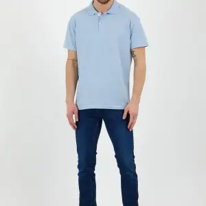 Bebe Mavi Dar/slim Fitt Polo Yaka Tshirt