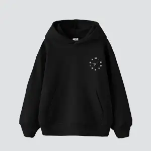 816 Clock Baskılı Oversize Unisex Beyaz