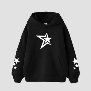 816 Stars Baskılı Oversize Unisex Beyaz