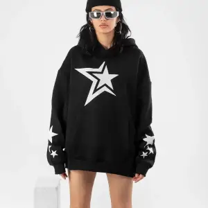 816 Stars Baskılı Oversize Unisex Beyaz