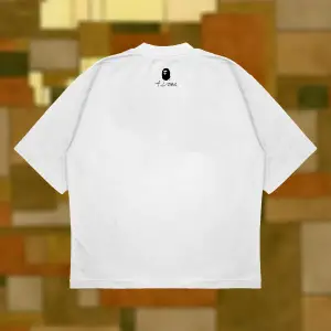 A Bathing Ape X Adam Lister Boxy Fit Oversize Unisex Tshirt – Baskılı Tişört |