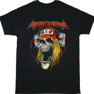 AC DC FOR THOSE ABOUT TO ROCK TOUR 1982 AC/DC NEW BLACK T-SHIRT ÖN BASKILI