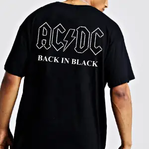 Acdc Back In Black Oversize Tişört