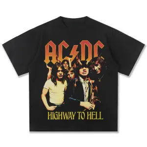 ACDC Bant Baskı Moda
