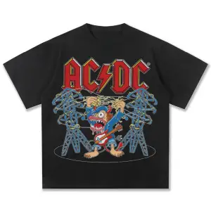 ACDC Bant Baskı Moda