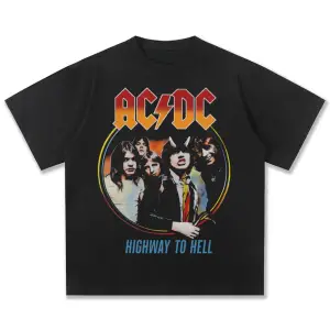 ACDC Bant Baskı Moda