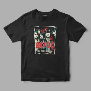 ACDC  Highway To Hell  Baskılı Tişört