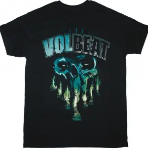 ACID KING FIRE NEW BLACK T-SHIRT ÖN BASKILI