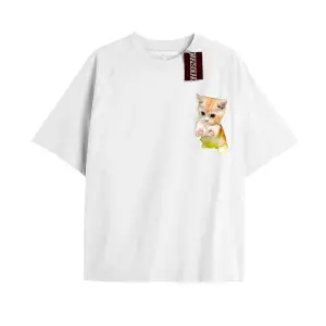 Active Baskılı Oversize Kalıp Unisex T-shirt