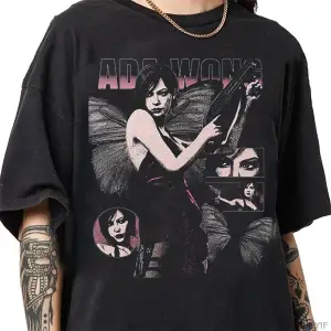 ADA WONG Resident Evil Biohazard Oyunu T-shirt Erkekler Kadınlar Için % 100% Pamuk T Shirt St
